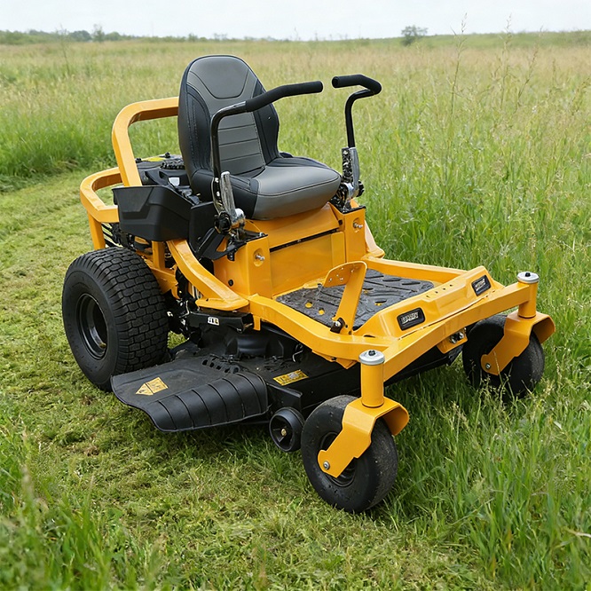 Tondeuse à gazon à rayon de braquage zéro