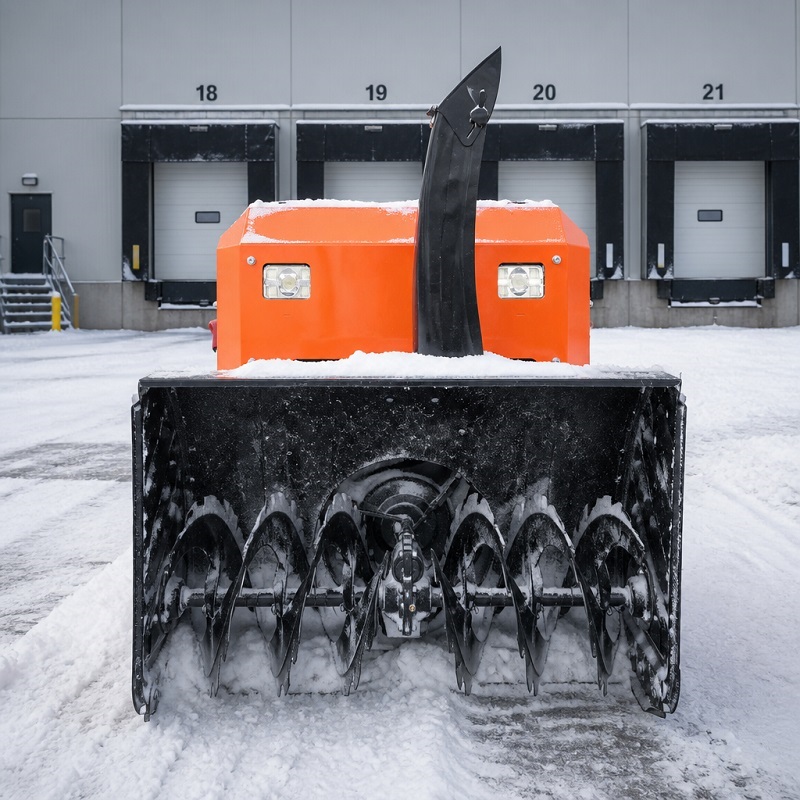 Chasse-neige et fraise à neige chenillés télécommandés