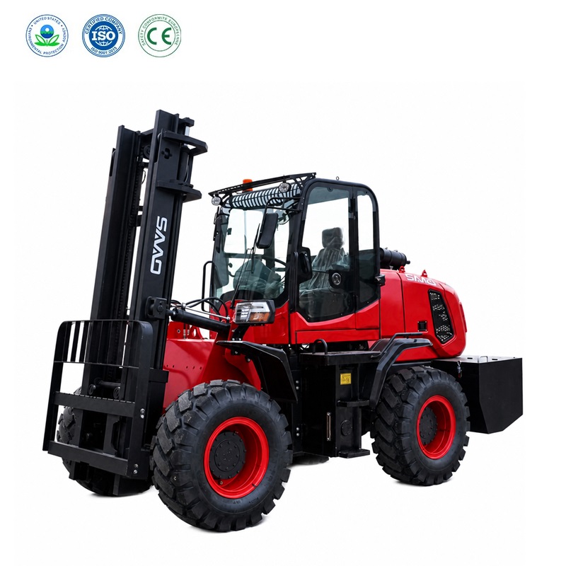 Chariot élévateur tout-terrain 4 tonnes 4WD | Levée de 4 m