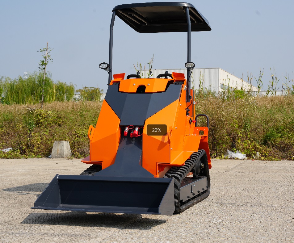 Chargeuse compacte sur chenilles T390 avec conducteur à bord