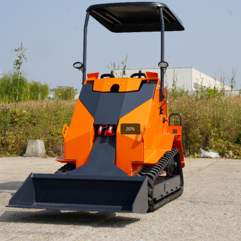 Chargeuse compacte sur chenilles T390 avec conducteur à bord
