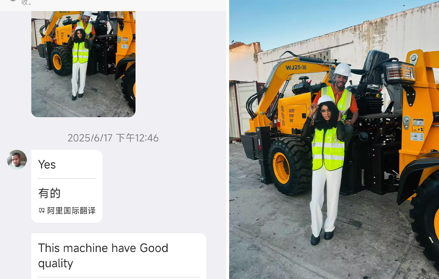 Clients internationaux et témoignages de réussite | Chargeuses-pelleteuses