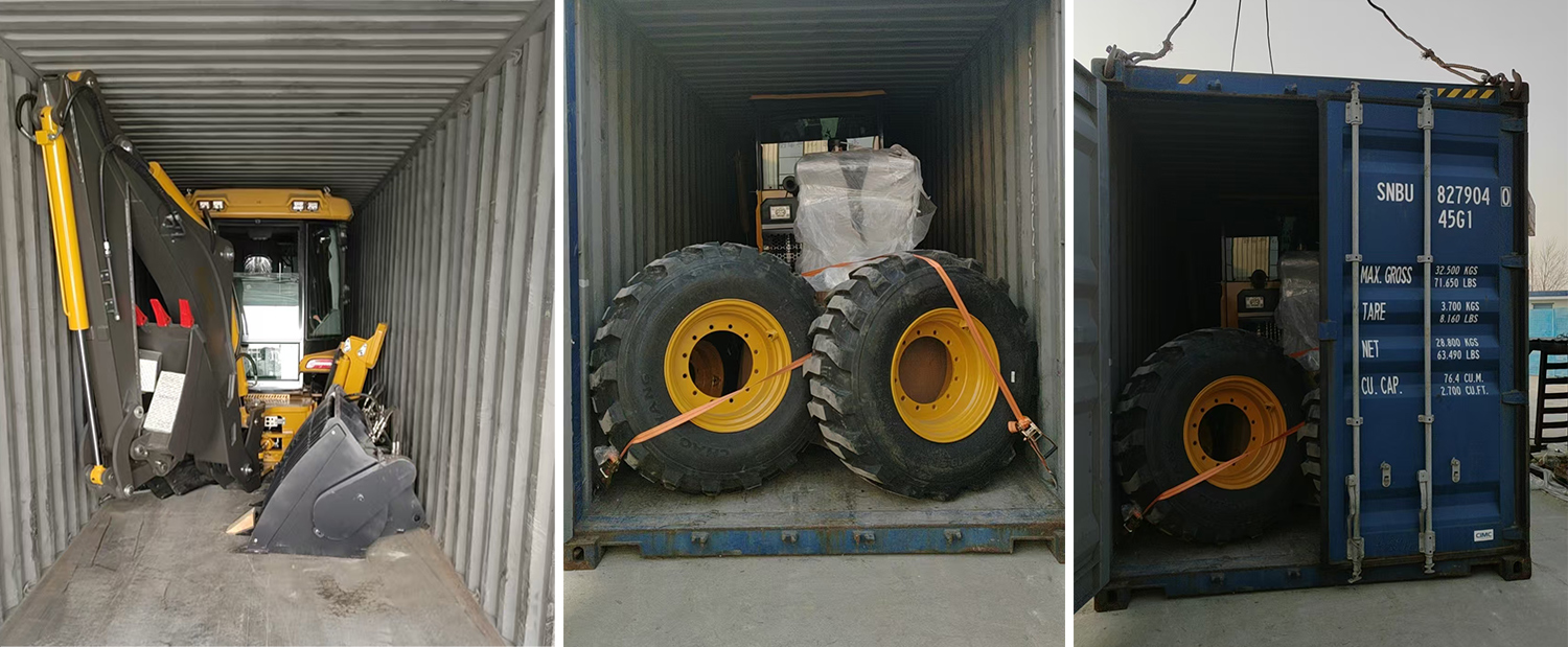 Chargeuse-pelleteuse SAAO WZ388 pour l'entretien des routes rurales, Mexique Chargeuse-pelleteuse SAAO WZ388 pour l'entretien des routes rurales, Mexique